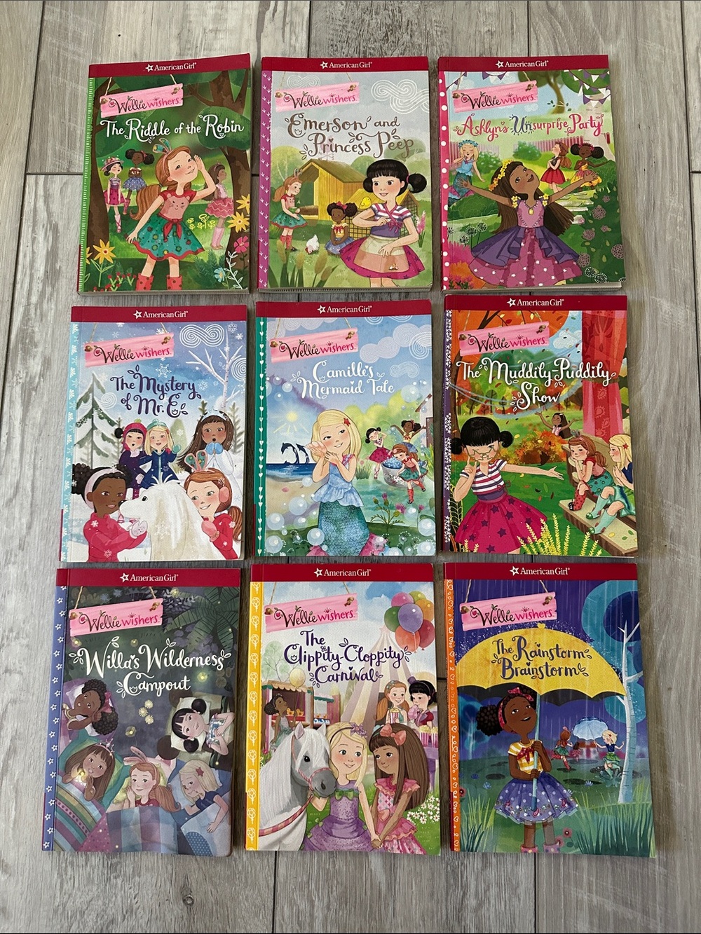 American Girl WellieWishers 9 Book Set